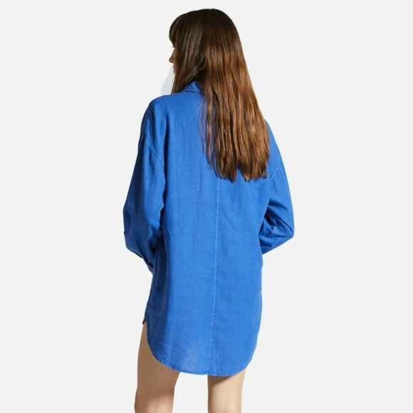 Brixton Vintage Linen Woven Shirtdress - Picture 8 of 8